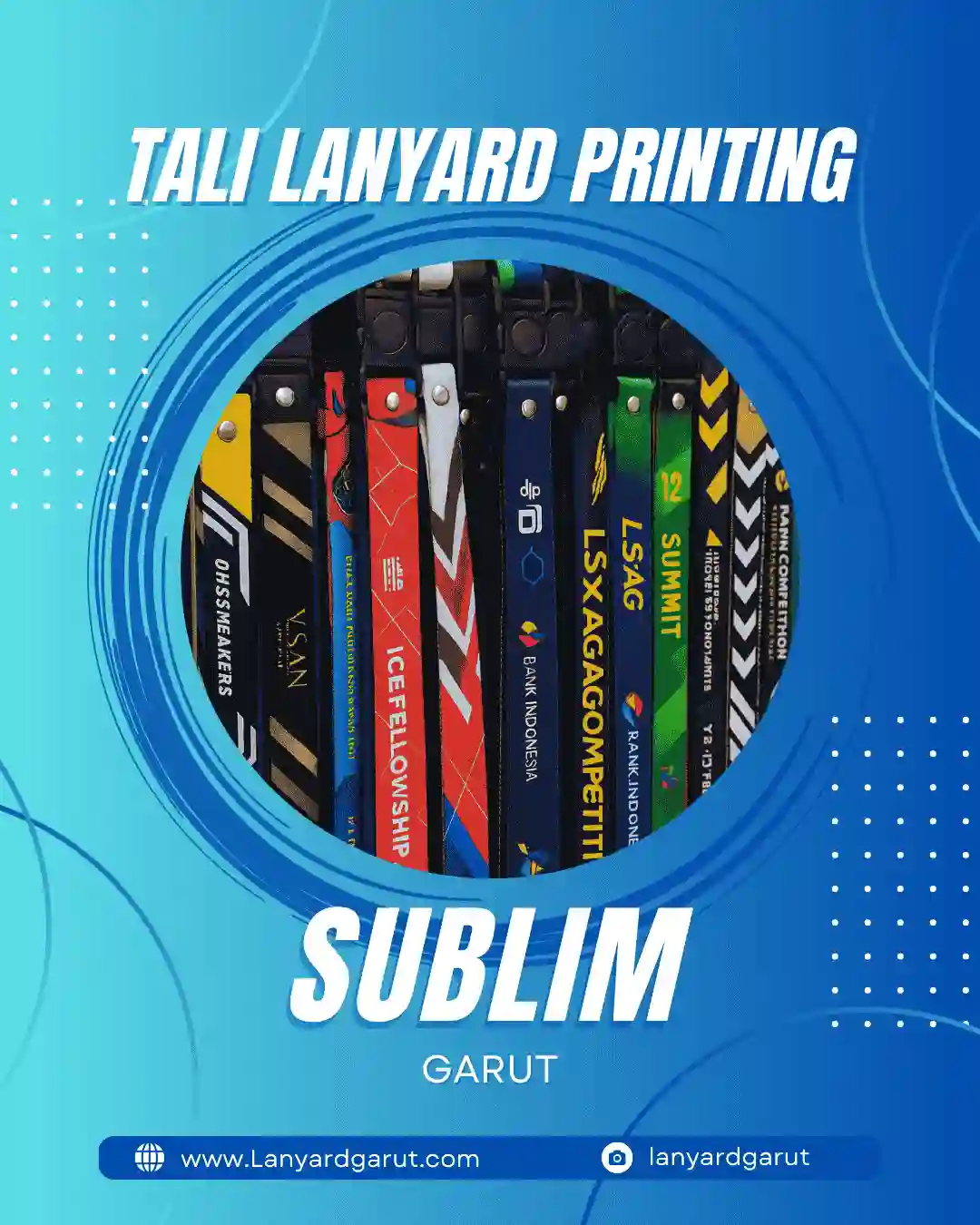 Tali Lanyard Print Sublim Garut 2025